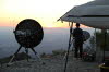 KA6PSD Robert aims dish (Far Right)