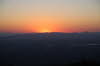 Sunset over California Colorado River Visible