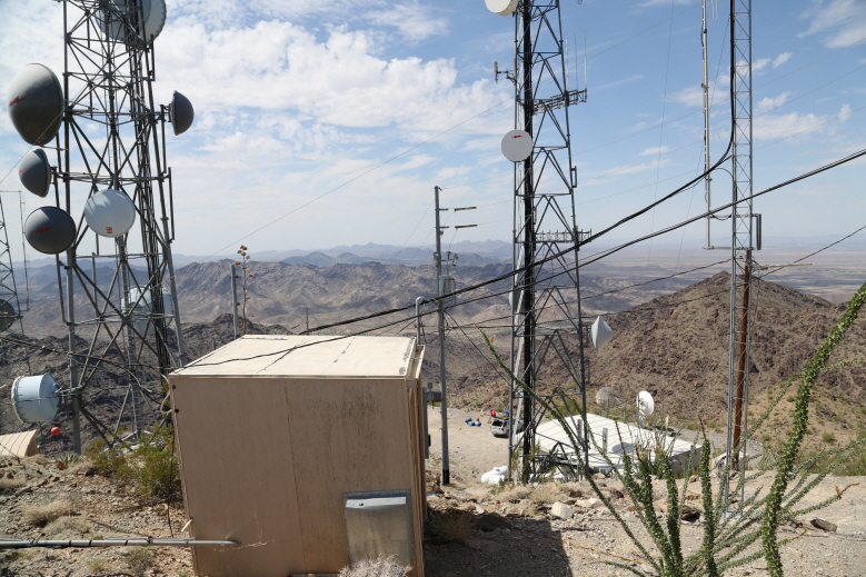 View of lower lot (previously base camp)